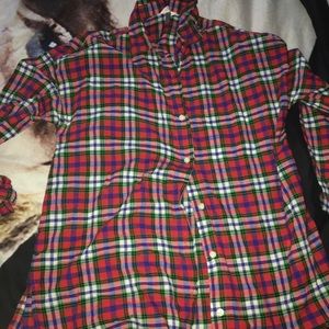 Red and green flannel